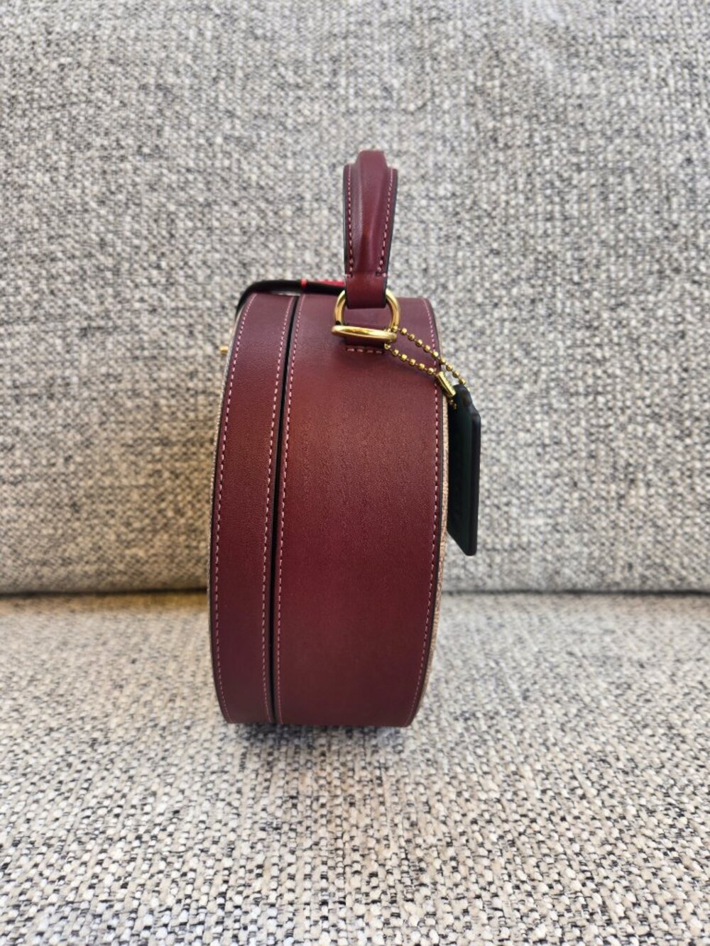 Coach Lunar New Year Circle Bag in Signature Canvas - Picture 10 of 16